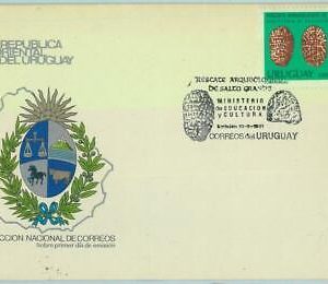 98411 - URUGUAY - POSTAL HISTORY -  FDC  COVER  Archeology PREHISTORY  1981