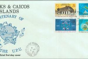 84448 - TURKS & CAICOS - Postal History - FDC COVER 1974 - UPU