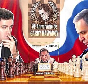 A7902 - Guinea-Bissau - Stamp Sheet -2013 CHESS Garry Kasparov