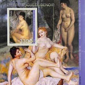 A7879a - Guinea-Bissau - ERROR MISPERF Stamp Sheet - 2021 ART Auguste Renoir