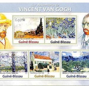A7869 - Guinea-Bissau -   Stamp Sheet -  2013  Vincent van Gogh ART