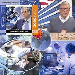 A7906- Guinea-Bissau - ERROR MISPERF  Stamp Sheet -2021 Disease MEDICINE