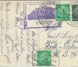 77845  -  GERMANY - Postal History - POSTMARK on POSTCARDS 1936   WINE
