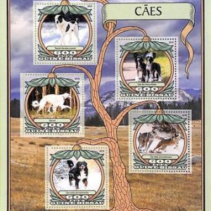A7896 - Guinea-Bissau -Stamp Sheet -2016 ANIMALS Dogs