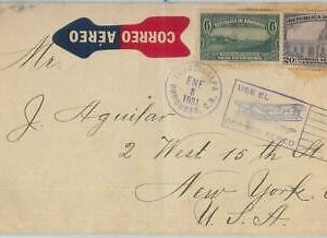 77181  - HONDURAS - POSTAL HISTORY - AIRMAIL  COVER to USA  1931