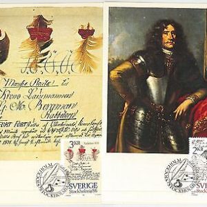 61673 - SWEDEN - POSTAL HISTORY - Set of 4 FDC MAXIMUM CARDS:  LITTERATURE 1986