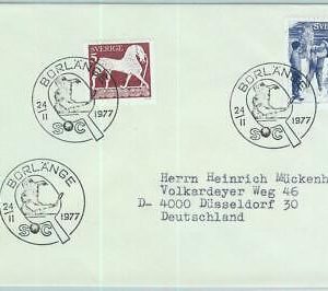 95598 - SWEDEN  - POSTAL HISTORY - SPECIAL POSTMARK on Cover TABLE TENNIS 1977