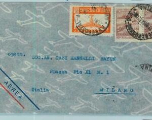 96734  - ARGENTINA - POSTAL HISTORY -  Airmail COVER to ITALY  1947