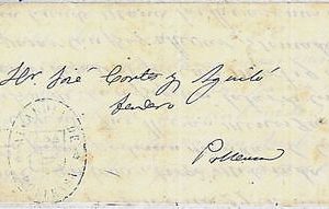 29906 - SPAIN España -  POSTAL HISTORY:  COVER sobre BALEARES: POLLENSA  1868