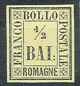 87757a - ITALY Antique States: ROMAGNE - STAMP  Sassone 1  MINT never HINGED MNH