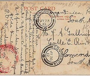 40096 - SOUTH AFRICA -  POSTAL HISTORY - Postcard from Windsorton to ARGENTINA