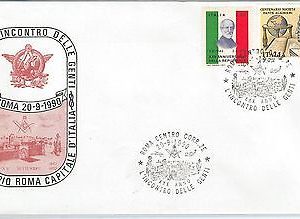 65153 - ITALY - POSTAL HISTORY - SPECIAL COVER 1990: Freemasonry MASONIC eagles