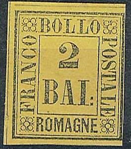 87757g - ITALY Antique States: ROMAGNE - STAMP - Sassone 3  MINT HINGED  MH