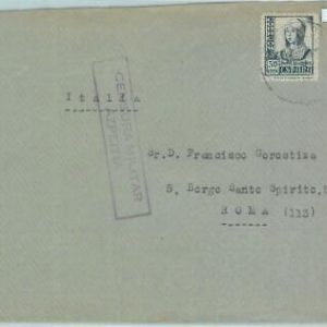 85344 - SPAIN - POSTAL HISTORY - Guerra Civil CENSORED COVER 1938  AZPEITIA