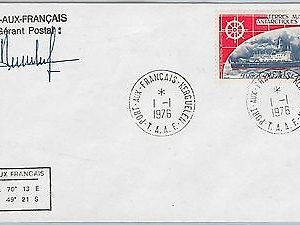 45638  - FRANCE T.A.A.F.   - POSTAL HISTORY  - POLAR Antarctic  -  cover  1976