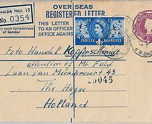 62511 - GREAT BRITAIN - POSTAL HISTORY:  Registered STATIONERY  1957  BOY SCOUTS