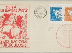 74437 - Havana - POSTAL HISTORY -  FDC  COVER  1952  XMAS Tuberculosis MEDICINE