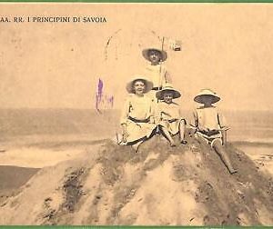ah0885 - VINTAGE POSTCARD  - Princes of Savoy - 1913 - ROYALTY Reali ITALY