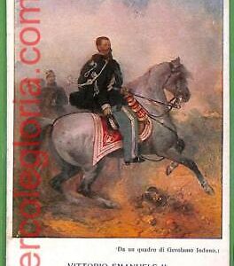 ah0877 - VINTAGE POSTCARD - Vittorio Emanuele II - ROYALTY Reali ITALY