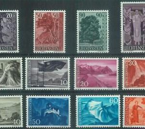 88229 - LIECHTENSTEIN - STAMPS -  ALL STAMPS from Yvert # 339  to 352   MNH