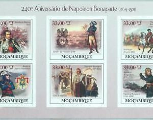 M1445 - MOZAMBIQUE - ERROR, 2009 IMPERF SHEET: Napoleon Bonaparte