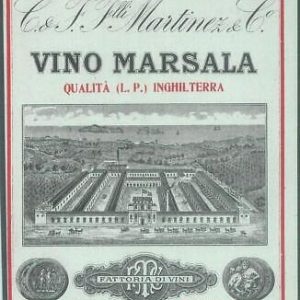 86820 - ITALY - Vintage BOTTLE wine LABEL:   Marsala