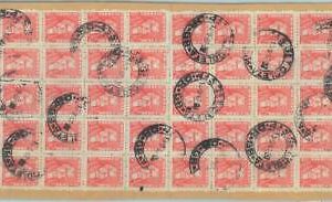 84253 - BRAZIL - POSTAL HISTORY -  Very Large COVER CUT-OUT  1967