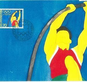 72797 - LIECHTENSTEIN - Postal History - MAXIMUM CARD - SPORT Olympics 1984