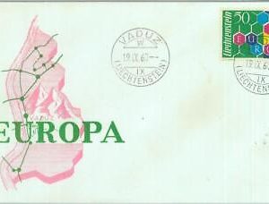 88924 - LIECHTENSTEIN  - Postal History -   FDC COVER  1960  EUROPA CEPT
