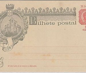 PORTUGAL colonies : MACAU -  POSTAL STATIONERY CARD: Higgings & Gage # 12 - 4