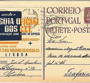 PORTUGAL  - Postal History   POSTAL STATIONERY CARD: ADVERTISING 1947
