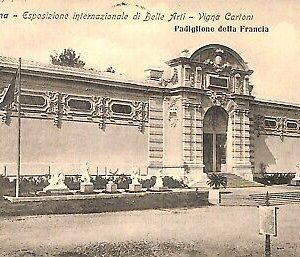 ab0694 - CARTOLINA D'EPOCA -ROMA Città :Esposizione internazionale di Belle Arti