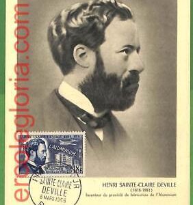 32562 - FRANCE -  MAXIMUM CARD - 1955 - SCIENCES, Sainte-Claire Deville