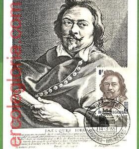 32564 - BELGIUM -  MAXIMUM CARD - 1965 - ART