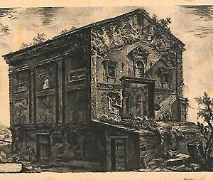 ab0699 - CARTOLINA D'EPOCA -ROMA Città : Tempio delle Camene