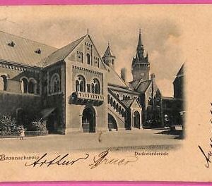 af8400 -Deutschland GERMANY - Ansichtskarten VINTAGE POSTCARD -Braunschweig-1901