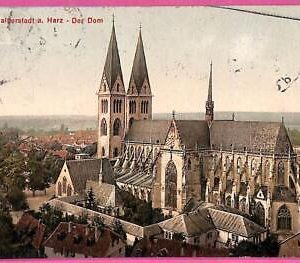 af8409 -Deutschland GERMANY - Ansichtskarten VINTAGE POSTCARD - Halberstadt-1912