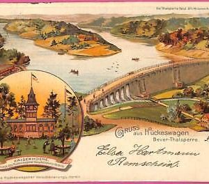 af8426 - GERMANY - Ansichtskarten VINTAGE POSTCARD -Gruss aus Huckeswagen - 1901