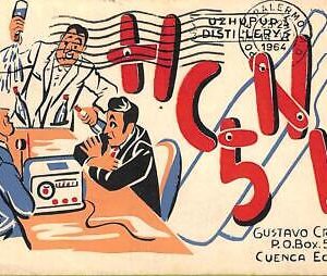 ac1709  - ECUADOR-  VINTAGE POSTCARD - Cuenca - 1964