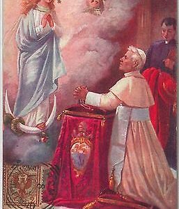 48300  CARTOLINA d'Epoca - ROMA:   Cinquantenario del DOGMA dell'IMMACOLATA 1904