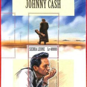 A4601 - SIERRA LEONE - ERROR MIPERF, Sonderblock: 2017 Johnny Cash, Musik