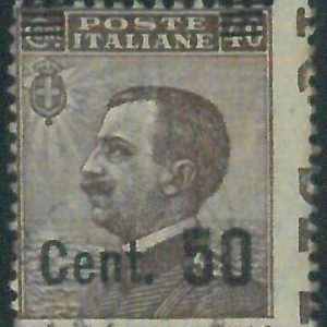87943 - ITALIA REGNO - Sassone 139yca  DENTELLATURA SPOSTATA - Nuovo LINGUELLATO
