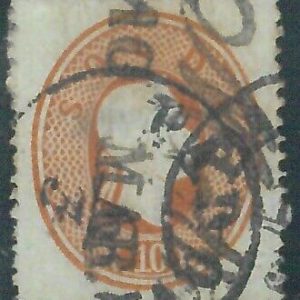 87628 - ANTICHI STATI: Lombardo Veneto - Sass 34 - USATO annullo PADOVA / MOTTA