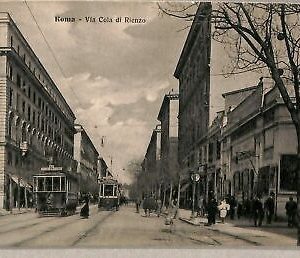 ab0371 - VINTAGE POSTCARD - ROME City: Via Cola di Rienzo