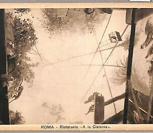 ab0441 - VINTAGE POSTCARD - ROME City: Restaurant "A la Cisterna"