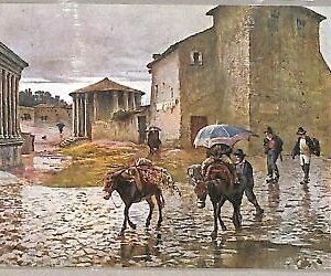 ab0334 - POSTAL VINTAGE - Ciudad de ROMA: El tiempo de la Fortuna viril