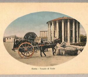 ab0355 - VINTAGE POSTCARD - ROME City: Temple of Vesta