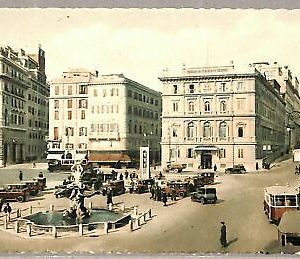 ab0403 - VINTAGE POSTCARD - ROME City: Piazza Barberini