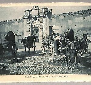 ab0440 - VINTAGE POSTCARD - ROME City: Wine wagons at Porta S. Giovanni
