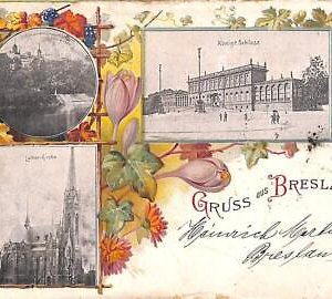 ac6017 - Ansichtskarten VINTAGE POSTCARD - POLAND - Gruss aus Breslau - 1901